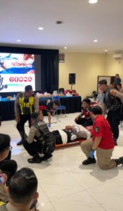 Satlantas Polrestabes Surabaya Gelar Pelatihan PPGD untuk Tingkatkan Respons Penanganan Korban Laka Lantas