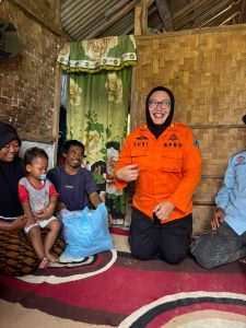 Ini Sosok Nurma Suri Srikandi BPBD Lampung Selatan Tak Kenal Lelah, Bekerja Keras dan Bersikap Humanis Kepada Warga