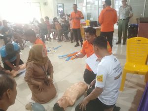 BPBD Lamsel Gelar Sosialisasi Tentang KIE Daerah Rawan Bencana di Desa Banding