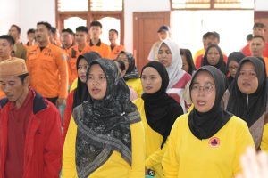 Kesiapsiagaan Ancaman Bencana Banjir, BPBD Lamsel Menggelar Gladi dan Simulasi di Kecamatan Candipuro