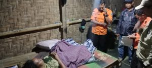 Rumah Warga Bulog Ambruk, Anak dan Ibu Jadi Korban, BPBD Lamsel Bergegas Membantu