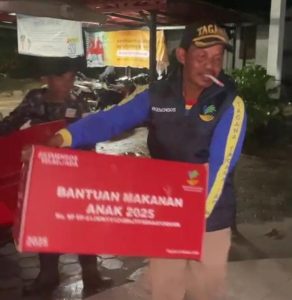 Puluhan Rumah Warga Sragi Rusak Akibat Angin Puting Beliung, Dinas Sosial (GERCEP) Distribusikan Bantuan Berupa Logistik