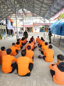 Kegiatan Peningkatan Kapasitas TRC, BPBD Lamsel Hadirkan Instruktur dari Kodim 0421
