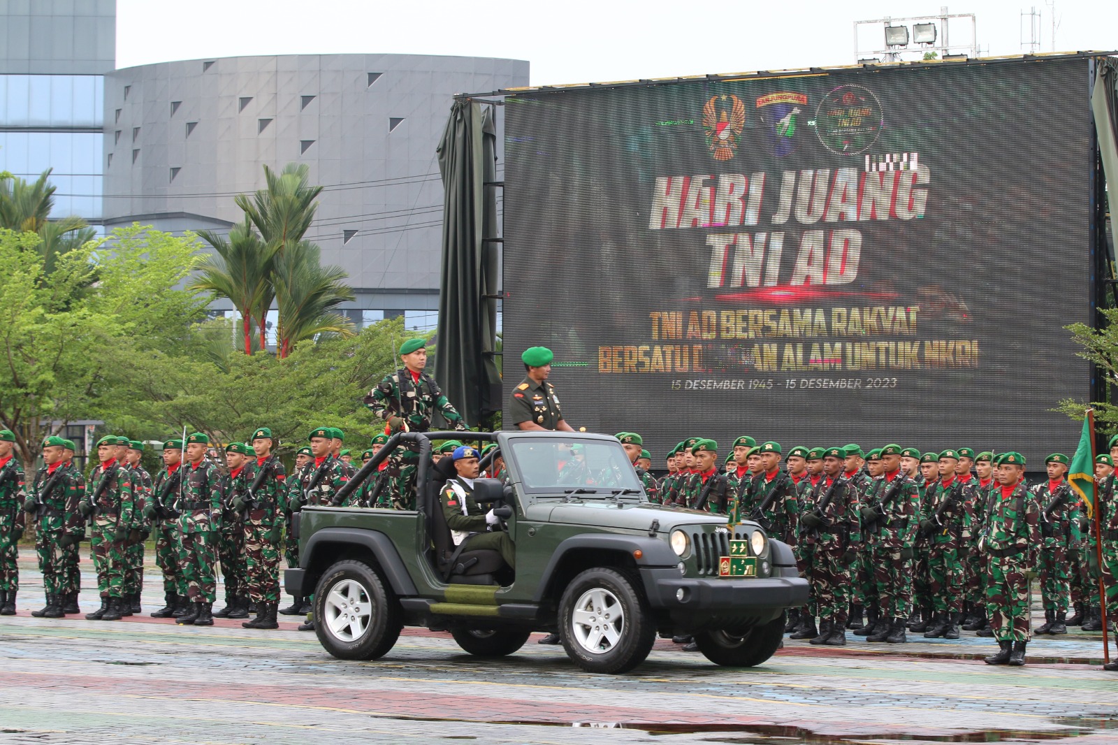 Pangdam XII/Tpr Pimpin Upacara Peringatan Hari Juang TNI AD