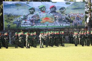 Kapolda Bali Hadiri Upacara Hari Juang Infanteri Ke-75 TNI-AD
