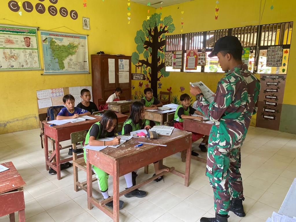Peduli Pendidikan, Satgas Pamtas RI-MLY Yonarmed 16/Tk, Melaksanakan Tugas Mulia Dengan Menjadi Tenaga Pendidik Peduli Pendidikan, Satgas Pamtas RI-MLY Yonarmed 16/Tk, Melaksanakan Tugas Mulia Dengan Menjadi Tenaga Pendidik