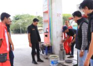 Antisipasi Kelangkaan BBM, Unit Tipidter Satreskrim Polres Tuban Cek SPBU