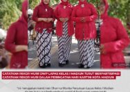 Catatkan Rekor Muri! DWP Lapas Kelas I Madiun turut berpartisipasi catatkan Rekor MURI Dalam Peringatan Hari Kartini kota Madiun