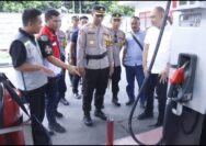 Polres Situbondo Sidak SPBU, Pastikan Stok dan Takaran BBM Aman Jelang Idul Fitri