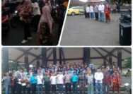 Berbagi Takjil Gratis Bersama Dengan Ormas Lsm Media Dan Jajaran Staf Polsek Serta Danramil Singosari
