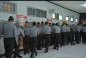 Pasca Cuti Bersama Idul Fitri 1445 H ,Lapas Lamongan Mengikuti Apel Pegawai dan Halal Bihalal Oleh Kemenkumham RI Secara Virtual