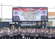 Kapolres Lamongan Pimpin Upacara Sertijab Kapolsek Sugio