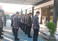 Pimpin Apel Pagi Pegawai ,Kalapas Lamongan Beri Pengarahan Jelang Verfikasi Lapangan oleh TPI