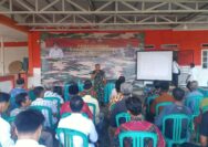 Satgas TMMD Kodim 421/ Lampung Selatan Berikan Wawasan Kebangsaan Kebangsaan Kepada Warga Masyarakat Desa Budi Lestari