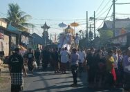 Lancarkan Giat Ngaben Bhabinkamtibmas Kelurahan Abianbase Hadir ditengah Masyarakat