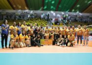 Kapolda Jatim Ucapkan Selamat Popsivo Polwan Raih Kemenangan atas Jakarta PLN Elektrik di Gresik