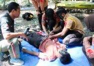 Peserta Perkemahan Saka Wira Kartika Kodim Bojonegoro dibekali Materi Krida