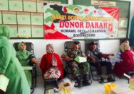 Koramil Kasiman Kodim Bojonegoro gelar Bakti Sosial Donor Darah