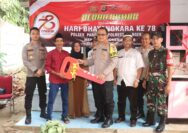 Hari Bhayangkara ke-78, Polsek Panongan Polresta Tangerang Gelar Baksos Bedah Rumah