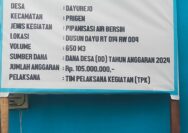 Pembangunan Desa Dayurejo Kini Sudah Selesai Dan Bisa Di Nikmati Air Bersih Dari Dana Desa