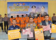 Polresta Sidoarjo Amankan Sembilan Tersangka Pengedar Sabu