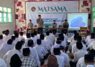 Police Goes To School Polres Pamekasan, Kali Ini Sasar Pondok Pesantren Dengan Tema Selamatkan Generasi Indonesia Emas.