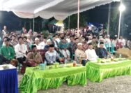 H.Andi Aziz,SH Mewakili H.Zulkifli Anwar dan Melinda Zuraida,SE.,MM, Menghadiri Pengajian Akbar di Sragi