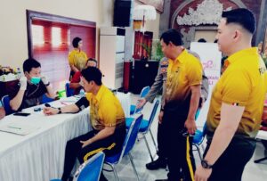 Kapolda Dan Ketua PD Bhayangkari Bali Hadiri Bhakti Kesehatan Hari Jadi Polwan RI Ke-76