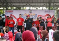 Kelurahan Way Urang Gelar Jalan Sehat, Acara Dibuka Langsung Bupati H.Nanang Ermanto