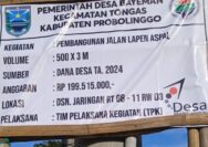 Pemdes Bayeman Bangun Jalan Lapen yang Bersumber Dari Dana Desa TA 2024 Tahap Dua