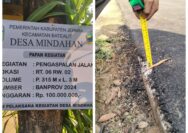 Sungguh Sangat Memprihatinkan Pembangunan Jalan Bersumber Dari Banprov Pengerjaanya Asal-asalan