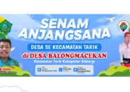 Gebyar Senam Bersama Seluruh kepala Desa SKJ di kantor desa Balongmacekan