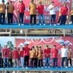 Meriahnya Jalan Sehat Warga Desa Pacuh