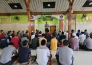 Pentingnya Keamanan, Ka KPLP Laksanakan Pengarahan dan Perkenalan kepada Warga Binaan