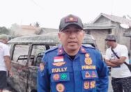 Konsleting Listrik, Mini Bus Muat BBM di Kalianda Terbakar