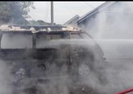 Ini Kronologis Terjadinya Kebakaran Mobil Mini Bus Bermuatan BBM Jenis Pertamax