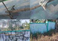Bobroknya Bangunan Rabat dan Pagar Makam Desa Ngujugrejo Bakal Dilaporkan ke Kajari Lamongan