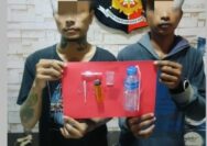 Polsek Krembangan Amankan Dua Pria di Sawah Pulo SR saat Asyik Nyabu Dalam Kamar
