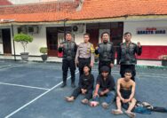 Tim Respatti Polrestabes Surabaya Amankan Tiga Remaja Bersenjata Tajam di Jalan Indrapura