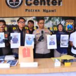 Polres Ngawi Berhasil Ungkap Penipuan Online, 5 Tersangka Lancarkan Aksinya Dari Dalam Lapas Madiun