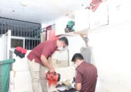 Deteksi Dini Keamanan, Lapas I Madiun Gelar Pemeriksaan Kamar Hunian di Malam Hari