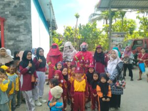 Paud Purnama Desa Jondong Kunjungi Dinas Damkarmat Lampung Selatan