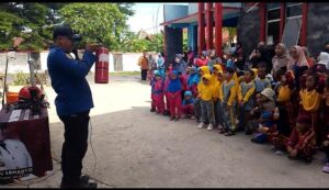 Paud Purnama Desa Jondong Kunjungi Dinas Damkarmat Lampung Selatan
