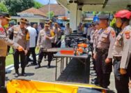 Kapolda Bali Cek Kesiapan Pam Pilkada Polres Tabanan