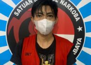 Satresnarkoba Polrestabes Surabaya Berhasil Amankan Tersangka Narkotika Jenis Ganja Seberat 43,626 Gram Warga Wadung, Asri Surabaya