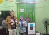 Nanang Qosim Ketua KPU Kabupaten Kediri Menggunakan Hak Pilihnya Di Pilkada 2024