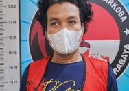 Jajaran Satresnarkoba Polrestabes Surabaya Kembali Amankan Satu Tersangka Pengedar Narkoba Jenis Sabu Sebanyak 4,350 Gram