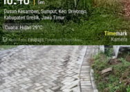 Proyek Pavingisasi Desa Sumput Driyorejo Menuai Kritik Warga