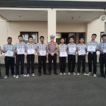 Satlantas Polres Lamsel, Gelar Kegiatan Safety Riding Dalam Rangka Operasi Keselamatan Krakatau 2025