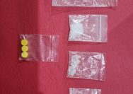 Pengedar Sabu dan Ekstasi Ditangkap Polrestabes Surabaya di Kamar Kos Puluhan Gram Disita